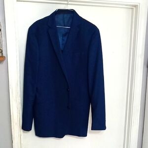 Kenneth Cole Reaction Navy Blue Blazer